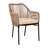Avamarti Stackable Woven Patio Chair with Cushions-767333249-774855326