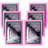 Saffo Pink Beveled Picture Frame
