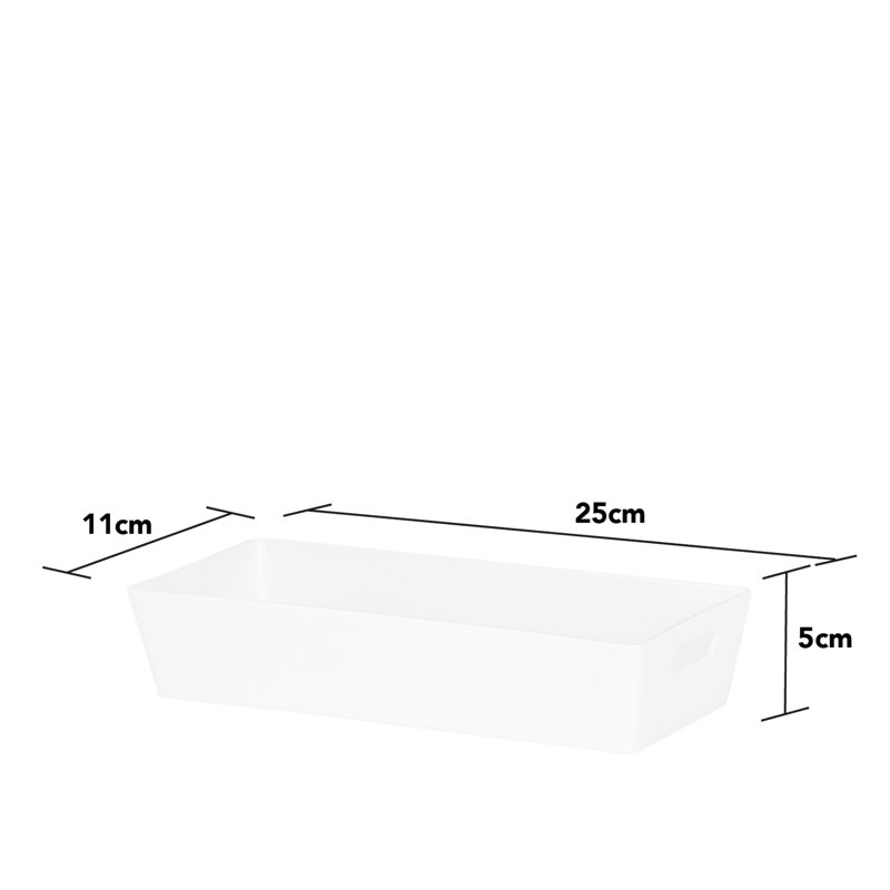 Wham Studio Basket Rectangular, White