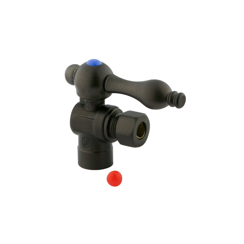 Quarter Single Hole Faucet Bathroom Faucet, Dark Bronze