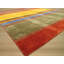 Tapis jaune / rouge / vert en laine tissé à la main Io-683339742