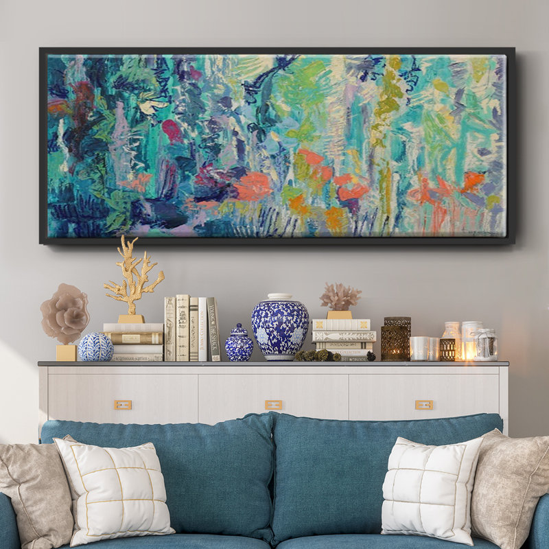 «Downpour Butterflies», toile encadrée, H 12 po x l 30 po