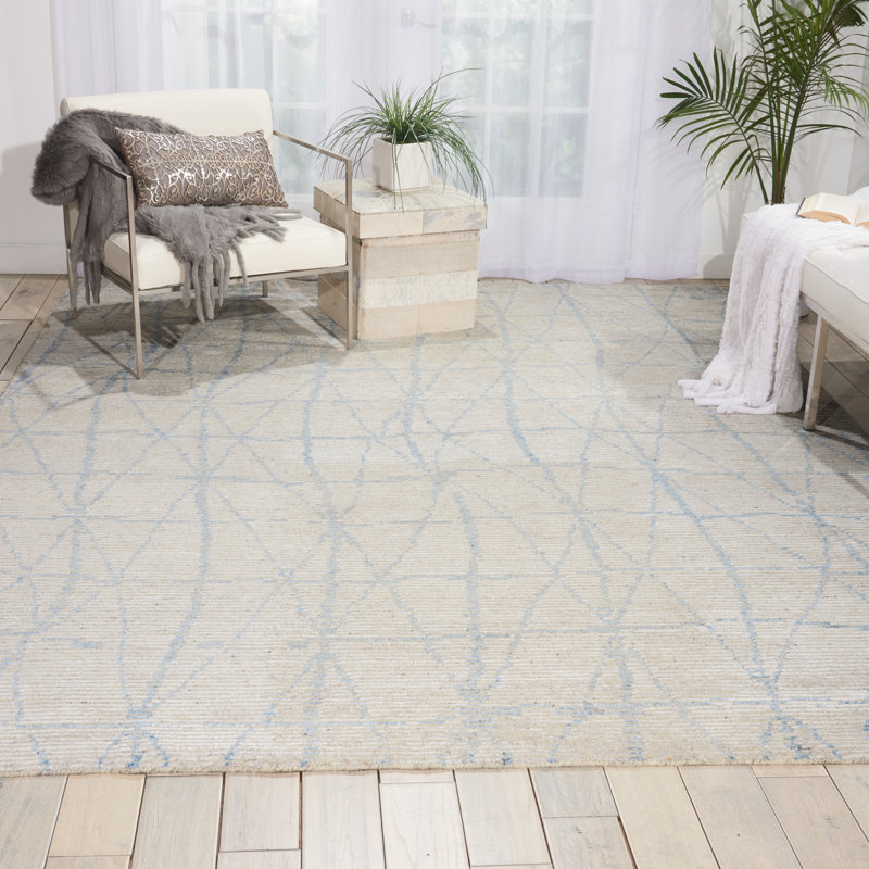 Bellaire Abstract Hand Woven Area Rug, Rectangle 168 x 226cm