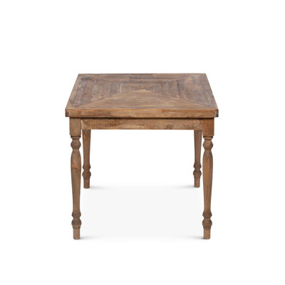 Reclaimed Wood Square Display Table