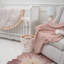 Violet Quilted Nursery Storage Bin