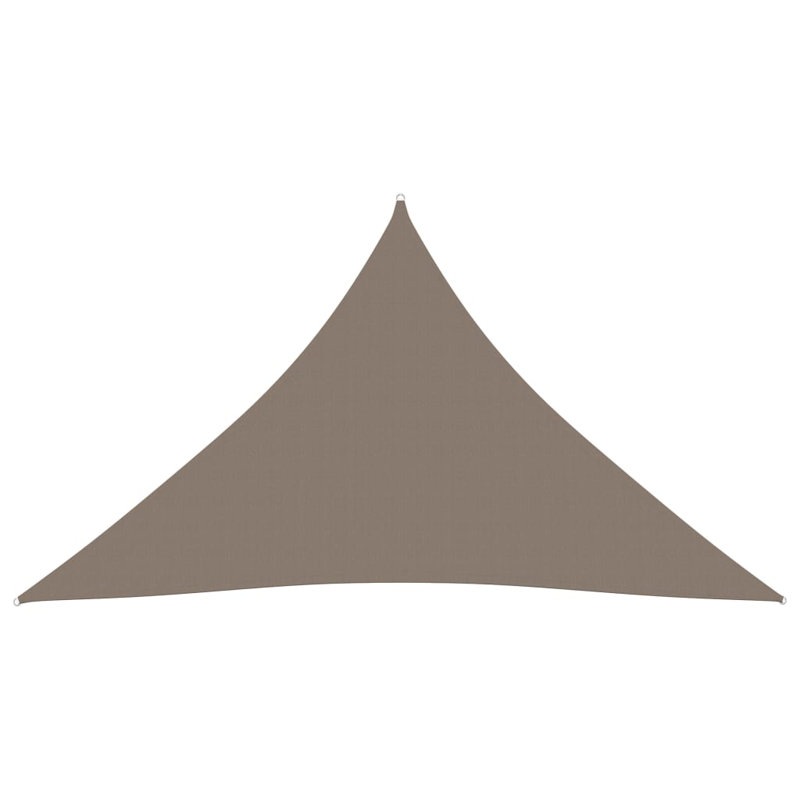 Sharptown Triangular Shade Sail, Taupe, 5m x 6m x 6m