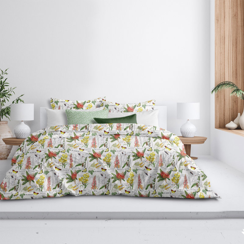 Mariellla - blanc, Housse de couette grand + 2 taies décoratives