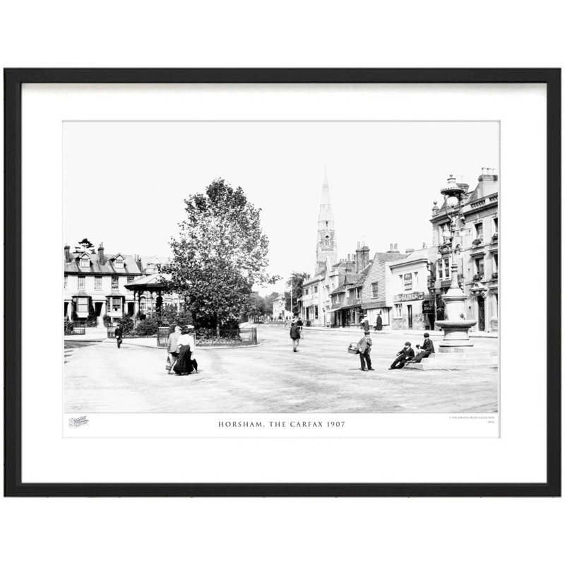 Horsham, the Carfax 1907 1 Piece Single Picture Frame Wall Art, 60cm H x 80cm W x 2.3cm D