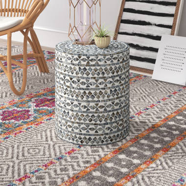 Kendall Geometric Indoor / Outdoor Tan Area Rug Mistana Rug Size: Rectangle 4' x 6