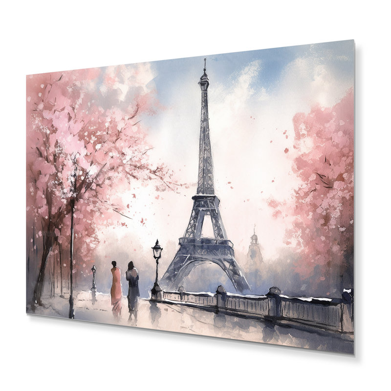 Chef-d'œuvre de la Tour Eiffel I - impression sur métal France, H 16 po x l 32 po