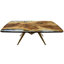 Amathus Rectangular with Steel Base Dining Table