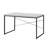 Faux Concrete Top Rectangular Writing Desk