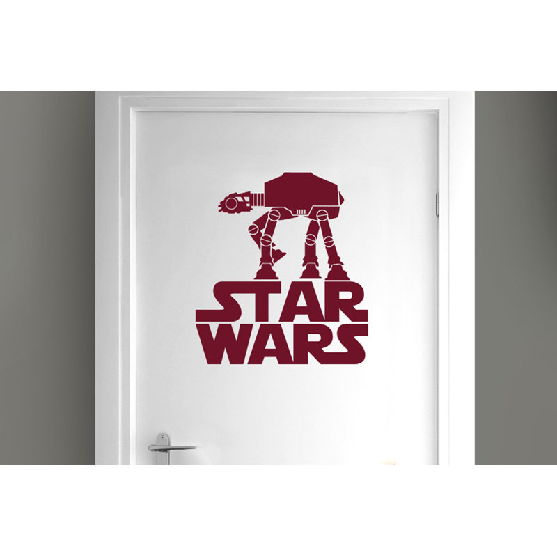 Entertainment Wall Decal, Burgundy