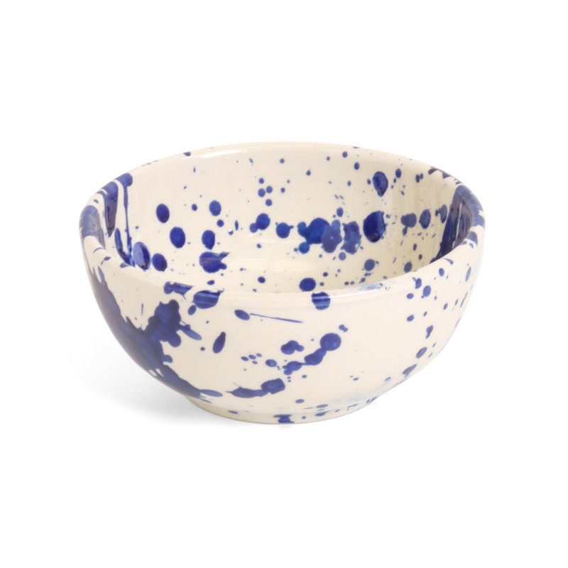 Amner Blue Splatter Cereal Bowl