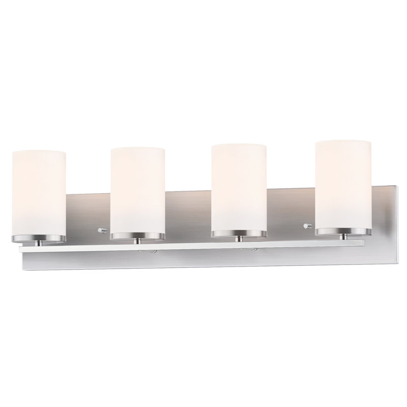 Amont 4 - Light Dimmable Bath Bar, Satin Nickel