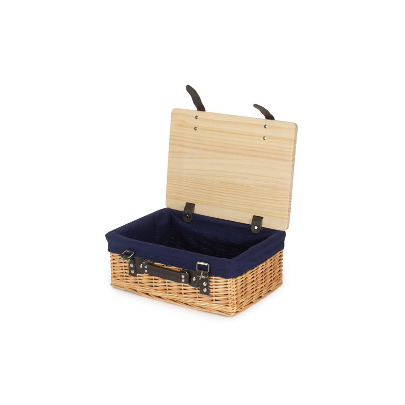 Wicker Gift or Storage Hamper with Lining