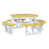 Sunburst Yellow/White