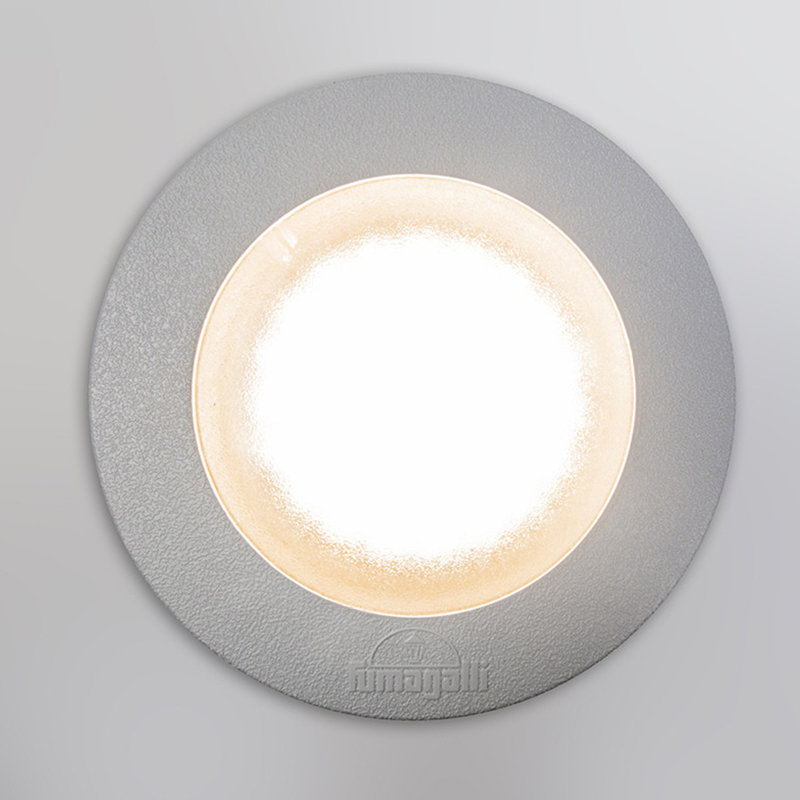 Luverne Grey Pathway Light, 14cm H x 16cm W x 16cm D