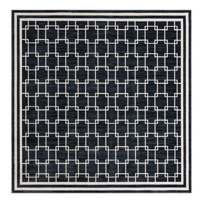 Jill Zarin Metropolitan Uptown Rug Navy Blue