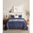 Splendid Maddie Rayon Blend Velvet 2-Piece Quilt Set - Silky & Lush, Navy, Twin-93875615-93875616