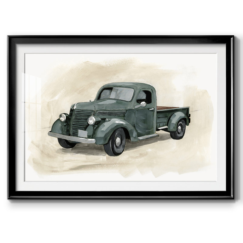 Pickup II - encadré avec cadre biseauté et verre, Noir, H 15 po x l 21 po x P 1,5 po