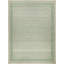 Dusseldorf Handmade Hand Tufted Sage Green/Ivory Area Rug-1162615092