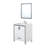 Ziva 30 in W x 22 in D Single Bath Vanity, White Top, 28 in Mirror and Chrome Faucet Set-87293425-113111284