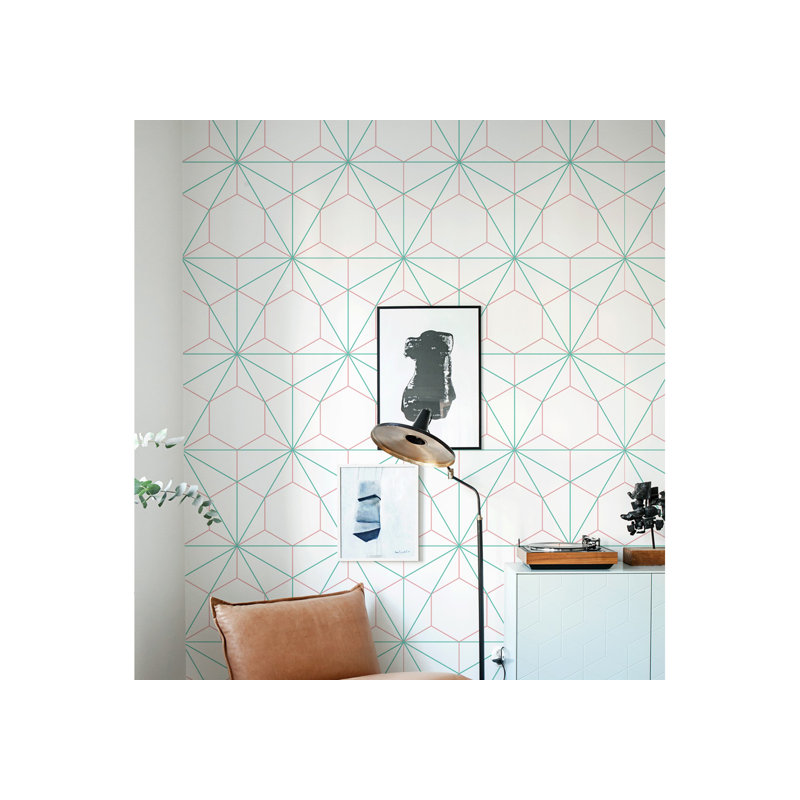 Ans Matte Wallpaper Roll, White, 208 x 146cm