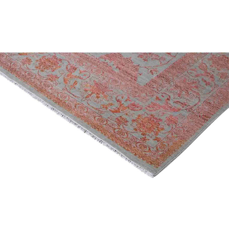 Tapis rectangulaire noué à la main