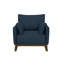 Chaise bleue
