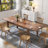 106.3'' Large Extendable Kitchen Table
