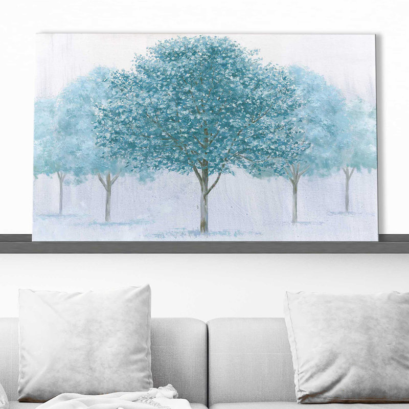 Peaceful Grove - Peinture, Toile tendue, H 36 po x l 60 po x P 1,5 po