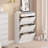 White Solid wood Shoe Storage