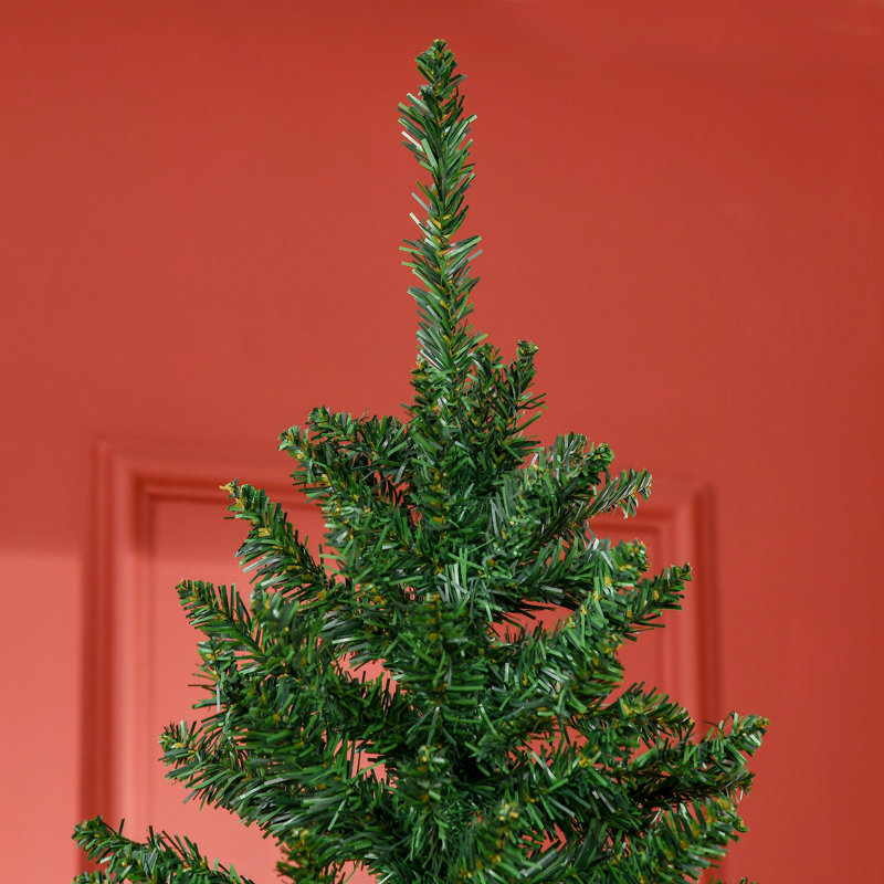 7' Tall Unlit Slim Fir Artificial Christmas Tree