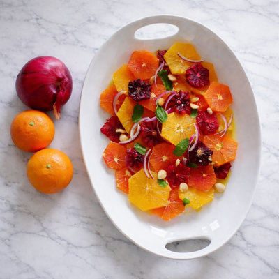 Euro Essential Classic Lisbon White Oval Platter