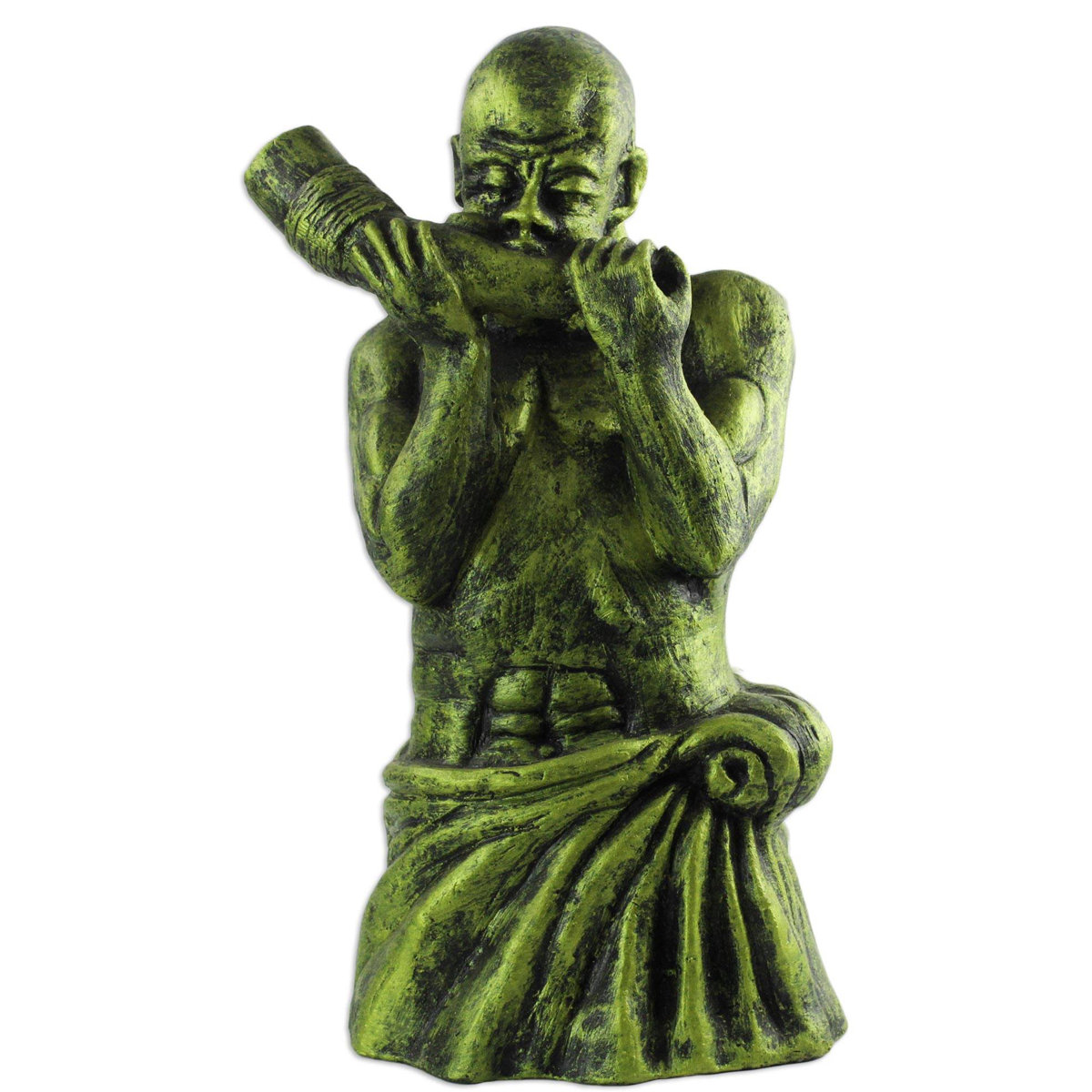 Novica Horn Man Ceramic Sculpture | Perigold