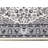 Clotene Oriental Grey Black White Area Rug