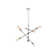 Whelchel Sputnik Modern Linear Chandelier