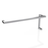 Umbra 54.25 in. x 78 in. Fully Frameless Wall Hinge Towel Bar Shower Door