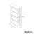 X-Frame Furniture 63.43" H x 30" W Etagere Bookcase-39675089