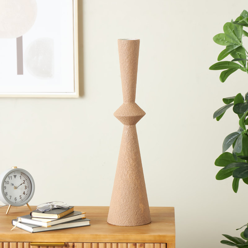 Vase cannelé en métal Cole And Grey