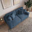 2 - Piece Upholstered Corduroy Modular Sectional Sofa with Pillow Back and Solid Wood Legs-1724479438