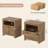 Farmhouse Nightstand with Storage Drawers, Bedside Table with Open Shelf for Bedroom-1391562672-1402520135