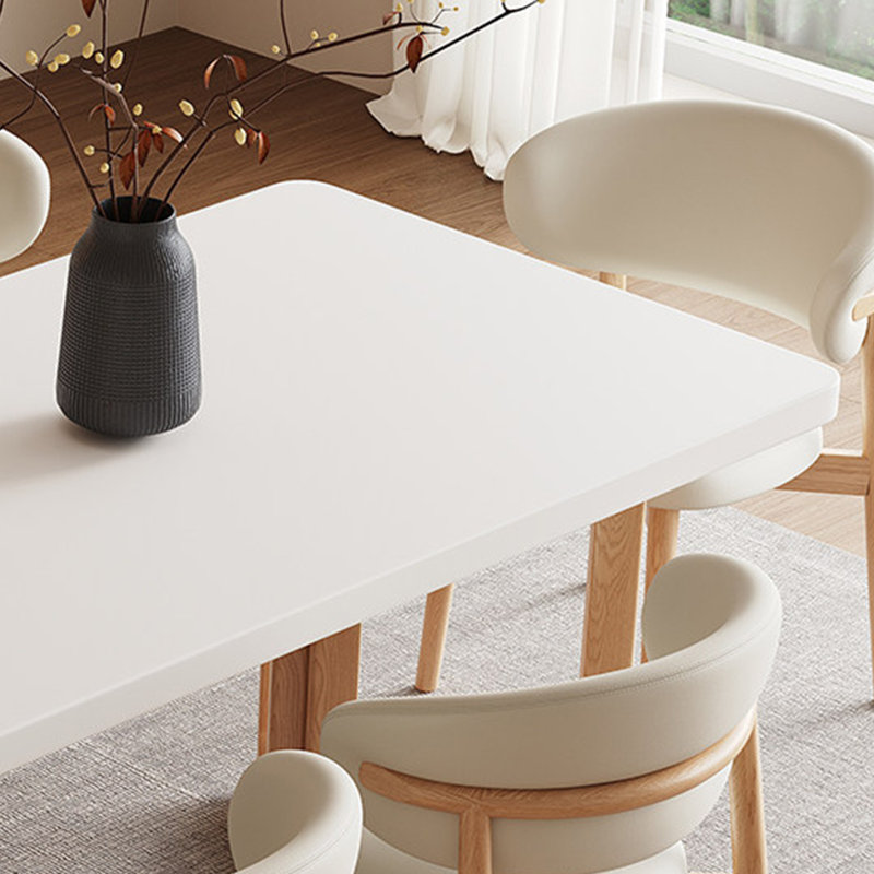 Élégante table de salle à manger française, 29,92 po H x 70,86 po L x 31,49 po l