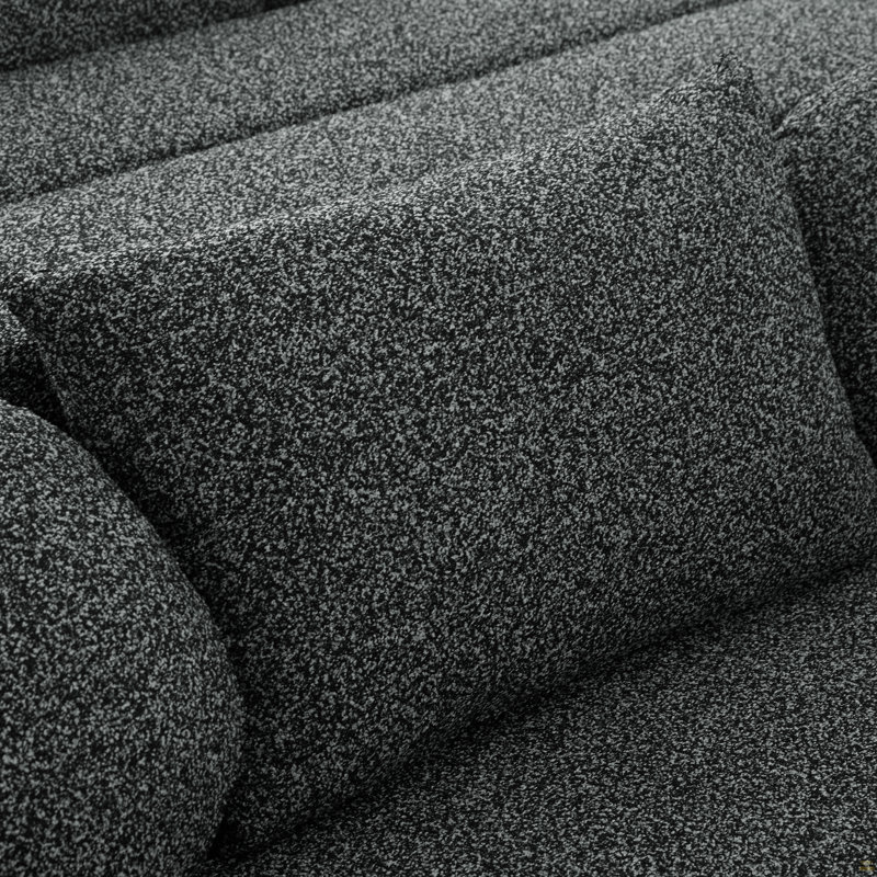 Canapé modulaire Boneless Couch, Noir
