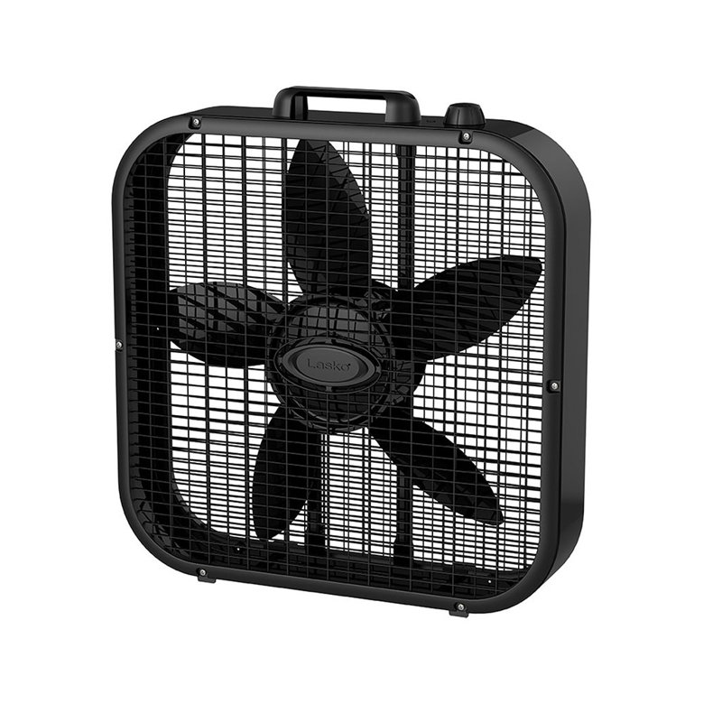 Ventilateur carré 21,75 po Lasko, Noir