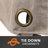 Modern Leisure Garrison Patio Swivel Lounge Chair Cover,  37.5"L x 39.25"W x 38.5"H, Sandstone-102335450