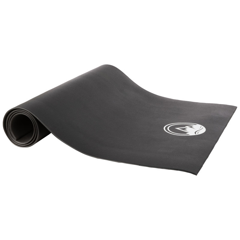 Wakeman Black 30" x 72" Non-Slip Exercise Mat