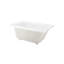 Voltaire 54" x 30" Acrylic Glossy White, Alcove Bathtub-59008591