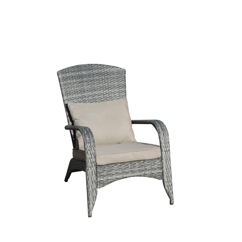 Patio Chair with Cushions( Grey Cushion)